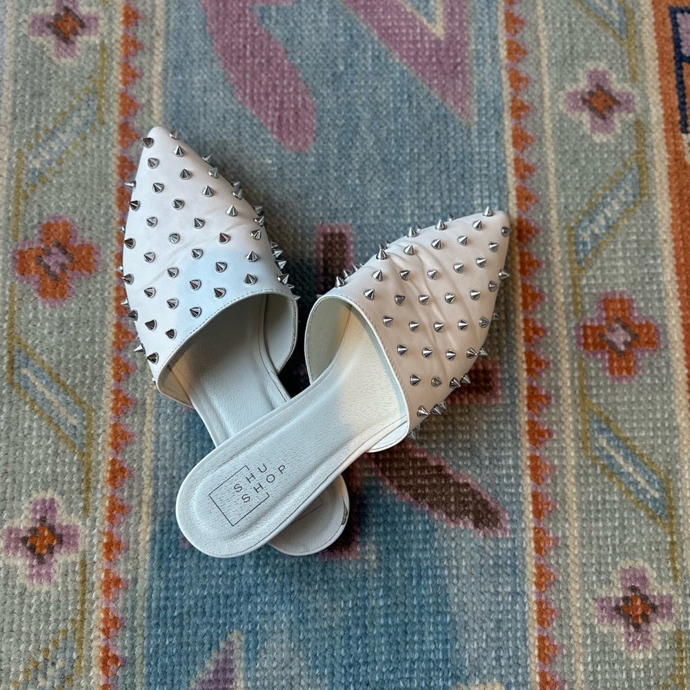 ShuShop white sandals! Size 9